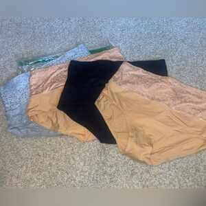 New - 4 Pair of YaShaer Ladies Cotton High Waisted Tummy Control Briefs - XXL